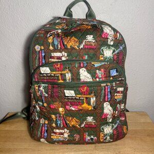 Vera Bradley X Harry Potter Bancroft Backpack in Hogwarts Library NWT